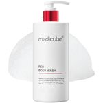 Medicube Red Body Wash || Exfoliate rough and bumpy skin with Salicylic Acid, Lactic Acid, Niacinamide and Hyaluronic Acid | A functional body wash that helps relieve body acne and keratosis pilaris