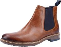 Hush Puppies Men's Justin Chelsea Boot, Tan, 8 US