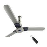 atomberg Studio+ 1200mm BLDC Ceiling Fan with Remote Control | BEE 5 star Rated Energy Efficient Ceiling Fan | High Air Delivery with LED Indicators | 2+1 Year Warranty (Sand Grey)