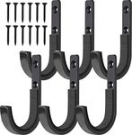 GOHIKING Gun Rack Storage Rifles Shotgun Hooks Wall Mount Hangers for Any Rifles Shotguns Archery Bow with Soft Padding and Heavy Duty Steel