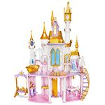 Hasbro Disney Princess Ultimate Celebration Castle, Doll House with Furniture and Accessories, Musical Fireworks Light Show, Toy for Girls 3 and Up, F1059