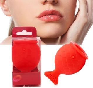 Yutdiery Red Fish Lip Plumper, Soft Silicone Fish Lip Plumper Tool, Natural Pout Mouth Device for Sexy Lip Beauty Mouth, Drop-Resistant and No Fading Lip Plumper Device (1PC)