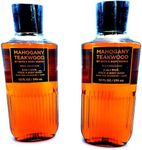 Bath & Body Works, Signature Collection Teakwood 2-In-1 Hair + Body Wash (2 Pack)