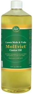 Baar Products - MolEvict Lawn Mole Castor Oil - Mole & Vole Repellent - Lawn & Garden Protection - Up to 5,000 Sq. Ft. of Coverage - Safe for Use Around House & Plants - 32 Ounces