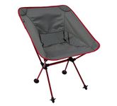 TravelChair Joey Chair Folding Camping Chair Outdoor for Hiking Backpacking Lawn Beach Sports Lightweight Stable Portable Collapsible Camping Chair Outdoor Furniture, Red