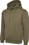 Uneek Uc502 Classic Hooded Sweatshirt Military Green 4xl