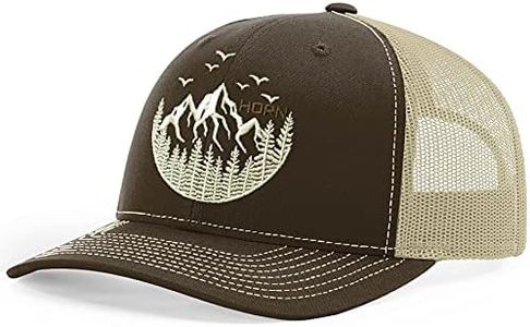 HORN GEAR Trucker Hat - Mountain Hat Edition (Brown/Khaki)