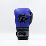 Ringside Pro Training G2 Boxing Gloves Adult Sparring Gloves 10oz 12oz 14oz 16oz Training Gloves Leather Fight Gloves (Blue/Black/Grey, 16oz)