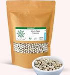 Pure Tree Certified Organic White Peas Whole Safed Matar | 900 grams | White Dried Peas | White Chana | Safed Chana | White Vatana | Sukhe Matar | Ragda Chana