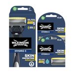 Generic Wilkinson Sword Hydro 5 Blades - Pack of 1 Handle and 9 Razor Blades Men Shaving kit - Quality Razors for Men