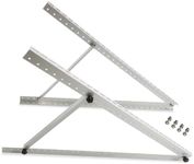 Alrska 27in Adjustable Solar Panel Tilt Mount Brackets with Foldable Tilt Legs，Solar Panel Mounting Support up to 100 150 200 Watt Solar Panel for Roof, RV, Boat, and Off-Grid