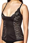 Flexees Women's Firm Foundations Wear Your Own Bra Torsette, Black Combo, Small