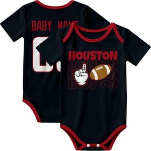 KREDE Houston Baby Clothes Custom Name Bodysuit for Baby Boy Gifts