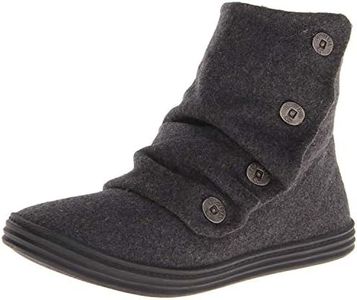 Blowfish Women's Rabbit Boot, Grey 2 Tone Flannel, 7.5