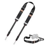 K&F Concept Camera Neck Strap for Photographers with Quick Release, Adjustable Camera Shoulder Sling Strap Compatible for Nikon Canon Sony Olympus DSLR Camera