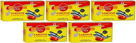 Golden Prize Sardine in Tomato Sauce 125 GMS Each - Pack of 5 Units