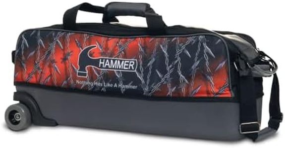 Hammer Dye Sub Triple Tote Bowling Bag - Barbwire