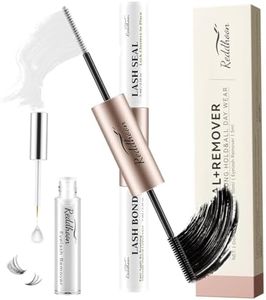 2 in 1 Lash Bond and Seal Waterproof With Lash Remover,Lash Glue for Eyelash Clusters,Bond Seal and Remover Lash kit,Bond and Seal Lash Glue with Long Lasting (2 Pcs)