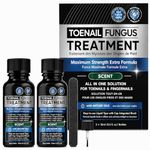 Fungus Treatment for Toenails, Toe Nail Fungus Treatment Extra Strength, Toenail Fungus Treatment, Fast Acting - 2 Packs, Black