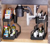 Puricon 2 Pack Under Sink Organizer