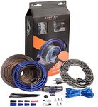 TOPSTRONGGEAR 8 Gauge Complete Amp Kit True 8 AWG Amplifier Subwoofer Installation Wiring Wire Install Cables