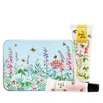 Heathcote & Ivory Busy Bees Hand & Lip Tin | 50ml Hand Cream & 10ml Lip Balm | Enriched With Essential Oils | Cruelty Free & Vegan Friendly | Travel Friendly Sizes