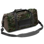 Aqua Quest White Water Duffel - 100% Waterproof, Heavy Duty, Versatile, Comfortable - Durable Protective Dry Bag for Travel, Sport, Motorcycle, Boat, Fishing - 75L Camo