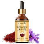 Elemensis Naturals kumkumadi tailam for face whitening & brightening, anti aging kumkumadi oil serum, kumkumadi face oil for glowing skin, 20ml