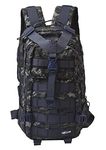 F Gear Military Tactical Polyester 29 Ltrs Casual Backpack (Marpat Navy)