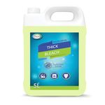 Jovs Thick Bleach 5 Litre - Professional Bleach for Cleaning Toilet Drains and Floors - Hospital Grade