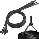 Long Zip Ties Heavy Duty 24 inch, Large Zip Ties with 175 lbs Tensile Strength, Big Cable Ties, Black, 45 Pack, by AGAOTIAN