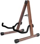 MUSO Guitar Stand,Acoustic Guitar Stand,Wood Classical Electric Guitar Stand,Foldable Bass Guitar Stand,Guitar Accessories also fit Bass,Violin,Ukulele(America Black Walnut)