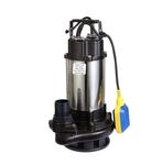 Asian Pumps Automatic 1 Hp 220V Outlet 2” Submersible Sewage/Dewatering Muddy Water Pump with Float switch for Sump,Tank, Pond & Construction sites (Copper Winding) 10Mtr cable