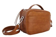 Citi Collective Diaper Bag Clutch - Stylish & Eco-Friendly Vegan Leather Solution for On-the-Go Parents Vintage Tan, Vintage Tan