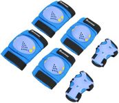 BOSONER Kids Knee Pads Set for 3-15 Year, Knee Elbow Pads and Wrist Guards for Boys/Girls, Child Protective Gear for Biking, Skating, Skateboarding, Roller Skating, Cycling, Scooter