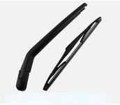 Rear Windshield Wiper Arm Blade Compatible with 2001 2002 2003 2004 2005 2006 2007 Toyota Highlander Limited Base Sport Utility, 2006 2007 Toyota Highlander Sport Hybrid Limited Hybrid Sport Utility