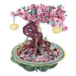 SANTORO Pirouette, 3D Pop Up Greeting Card - Cherry Blossom, Sakura - Birthday Gift for Her, Daughter, Wife, Girlfriend | Anniversary, Thinking of You | Flower Card For Mother's Day