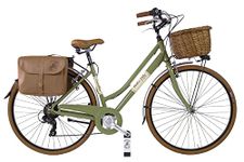 Bike City Bike CTB Citybike Vintage Bycicle Aluminium Retro Dolce Vita Woman Lady (Green Olive, 46)