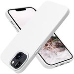 OTOFLY Designed for iPhone 13 Case, Silicone Shockproof Slim Thin Phone Case for iPhone 13 6.1 inch White