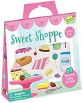 Peaceable Kingdom Reusable Sticker Totes: Sweet Shoppe - 2 Sticker Scenes & Over 80 Reusable Cling Stickers in a Carry Tote - Great for Trips, Errands & on The go! - Fun Quiet time Activity for Kids