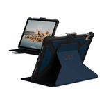 UAG Designed for iPad 10.9” 10th Gen 2022 Case Metropolis SE Blue Mallard with Adjustable Stand and Pencil Holder Rugged Smooth Exterior Material Heavy Duty Protective Folio Cover by URBAN ARMOR GEAR