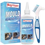 Nayrmaer Mould Remover Gel, Effectively Removes Black Mold, 5fl oz Household Mould and Mildew Remover With Brush, Deep Clean Mold Remover for Washing Machine Toilet Seal Sinks Bathroom Tile Stains