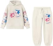 Bioworld Sonic Youth Hoodie and Sweatpant Set Multicolored