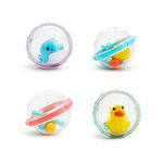 Munchkin Float and Play Bubbles Toy, Baby Bath Toy, Pack of 4, Multicolor