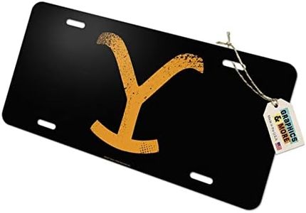 GRAPHICS & MORE Yellowstone TV Show Brand Novelty Metal Vanity Tag License Plate