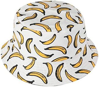 ZLYC Unisex Cute Print Bucket Hat Summer Fisherman Cap