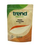 Trend Organic Millet Flour, A Nutrient-Rich Alternative to Wheat Flour for Healthy Baking Delights - Certified Organic, Sustainably Sourced, Vegan, Non-GMO, No Additives No Preservatives, Raw, 500g