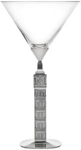 Godinger Big Ben Martini Glass, Drinking Glass, Cocktail Glassware, Drinkware & Barware, 8 oz