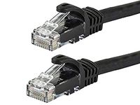 Monoprice Cat6 Ethernet Patch Cable - 3 Feet - Black (12-Pack) Snagless RJ45, 550MHz, UTP, Pure Bare Copper Wire, 24AWG - FLEXboot Series