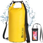 KYG Waterproof Dry Bags,5L/10L/20L for Kayaking/Boating/Canoeing/Fishing/Rafting/Swimming/Camping/Snowboarding